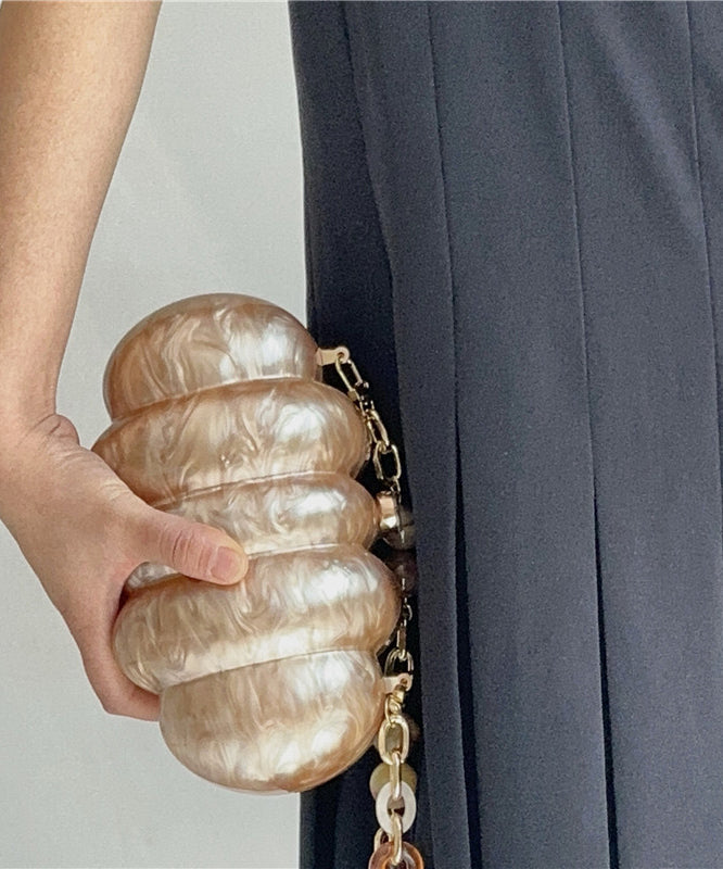 Beautiful Acrylic Lava Texture Twist The Waves Clutch