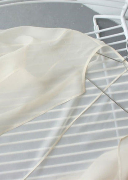 Beautiful Apricot Organza UPF 50+ Cardigans Summer