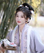 Beautiful Colorblock Copper Overgild Acrylic Pearl Floral Drop Earrings