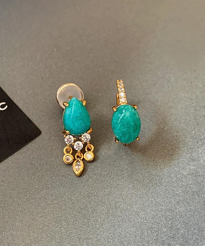 Beautiful Ethnic Style Fine Turquoise Drop Earrings