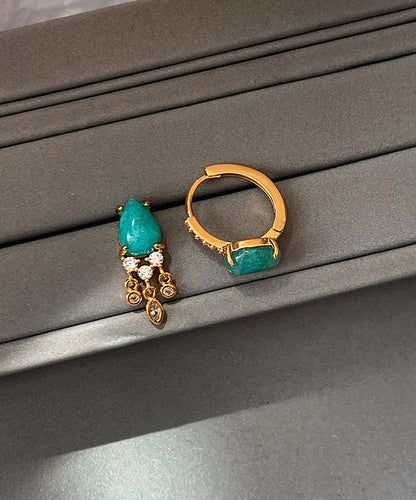 Beautiful Ethnic Style Fine Turquoise Drop Earrings