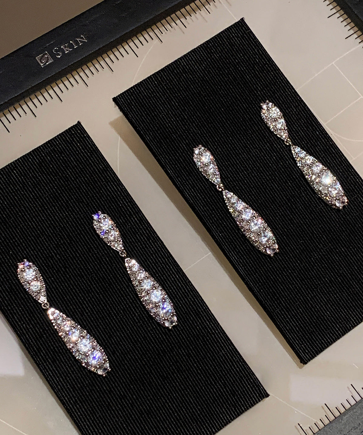 Beautiful High Quality Sparkling Zircon Drop Earrings