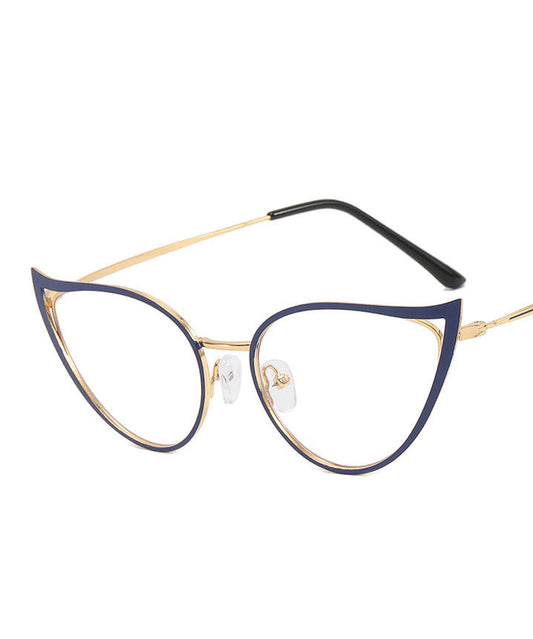 Beautiful Purple Metal Full Frame Reading Glasses