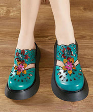 Load image into Gallery viewer, Beautiful Yellow Splicing Hollow Out Flower Chunky Slide Sandals