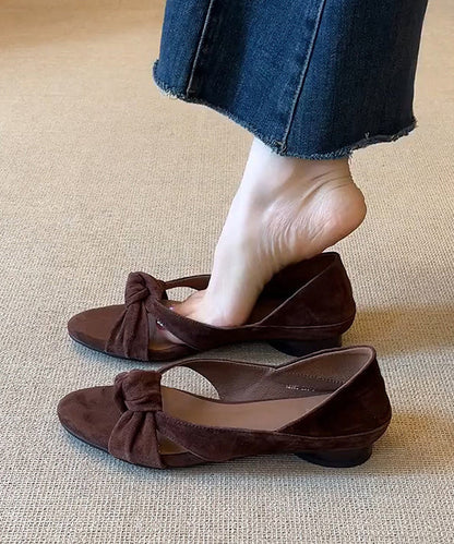 Black Sandals Faux Leather DIY Hollow Out Sandals
