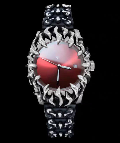 Bohemian Green Stainless Steel Alloy Quartz Movement Alien Men Watches
