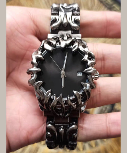 Bohemian Green Stainless Steel Alloy Quartz Movement Alien Men Watches