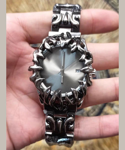 Bohemian Green Stainless Steel Alloy Quartz Movement Alien Men Watches