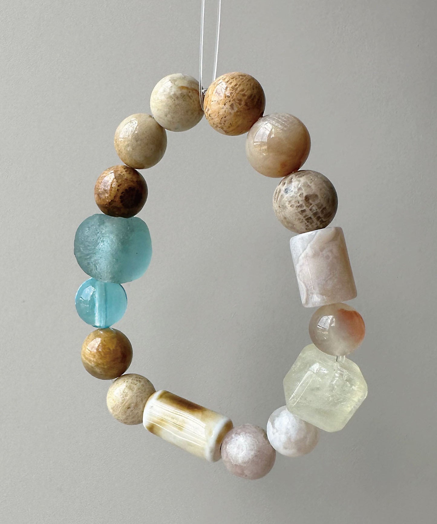 Bohemian Handmade Bead Colored Glaze Crystal Bracelet