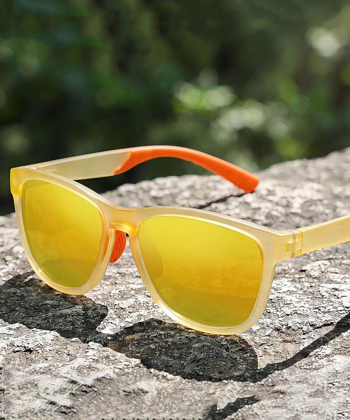 Bohemian Yellow Resin UV Protection Unisex Sunglasses