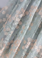 Boutique Apricot Embroidered Elastic Waist Tulle Skirts Spring