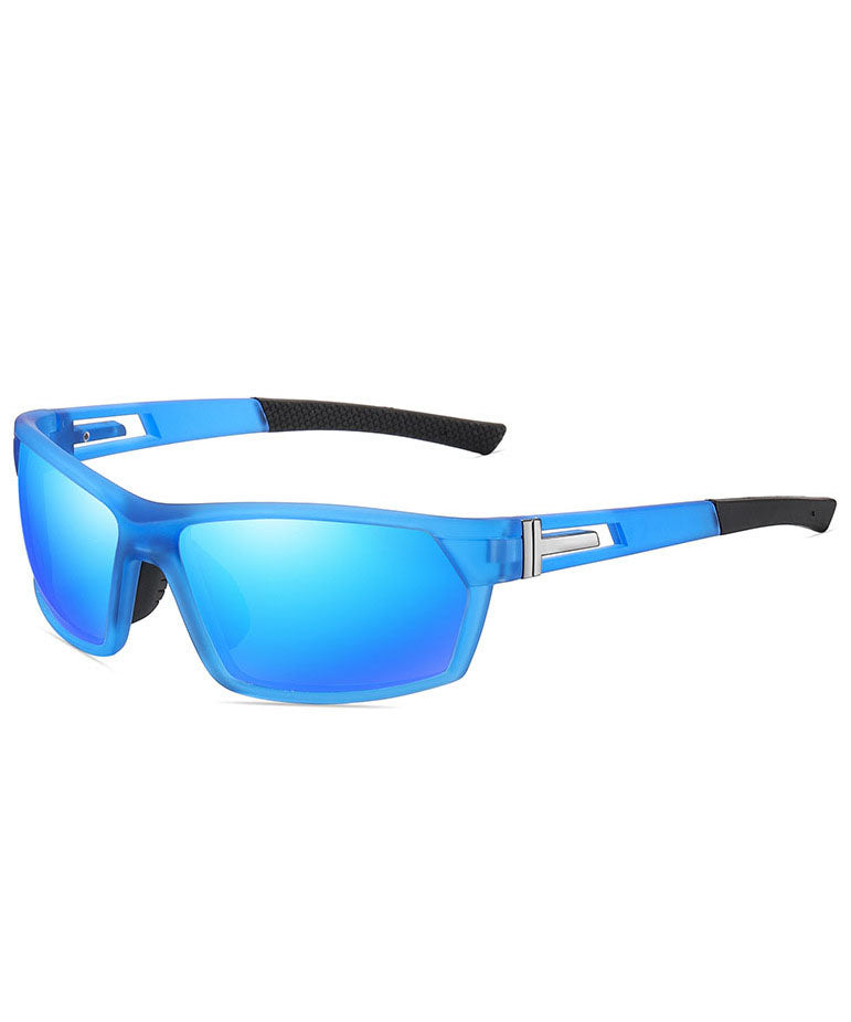 Boutique Black Blue Outdoor Sports Polarized Sunglasses