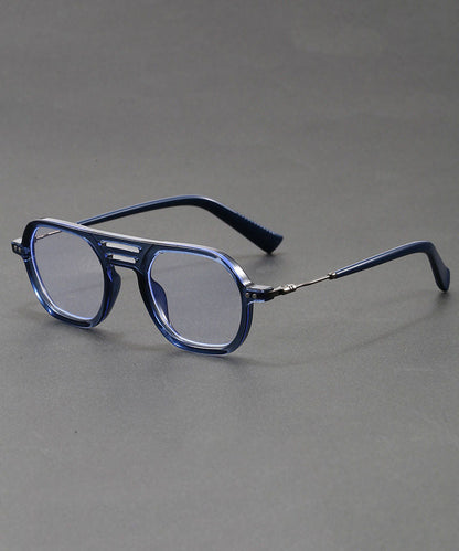 Boutique Grey Metal Blue Light Blocking Unisex Reading Glasses