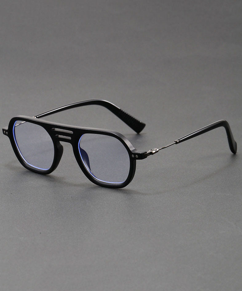 Boutique Grey Metal Blue Light Blocking Unisex Reading Glasses