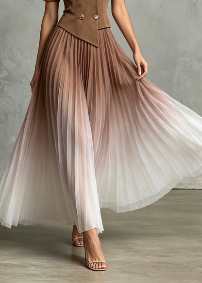 Boutique Khaki Peter Pan Collar Tulle Patchwork Knit Long Dresses Summer