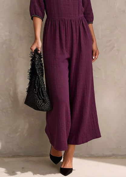 Boutique Purple Tie Waist Silk Vacation Maxi Dresses Summer