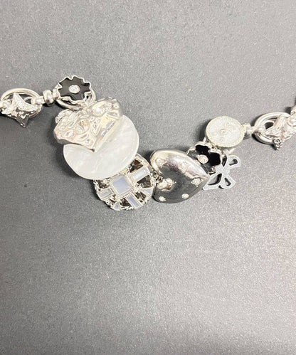 Boutique Silk Metal Chain Chain Bracelet