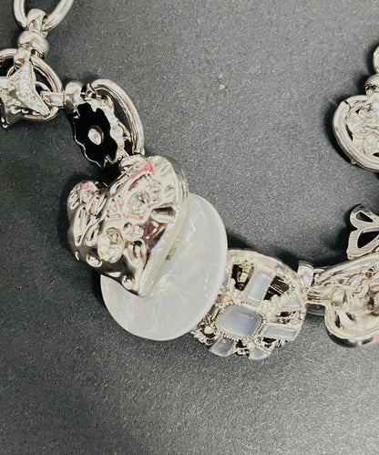 Boutique Silk Metal Chain Chain Bracelet