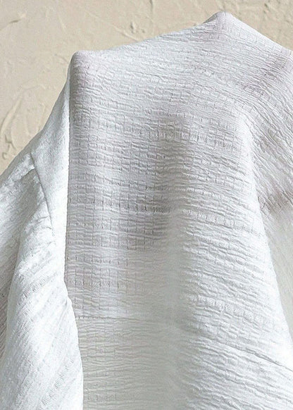 Boutique White Backless Cotton Spaghetti Strap Dress Summer