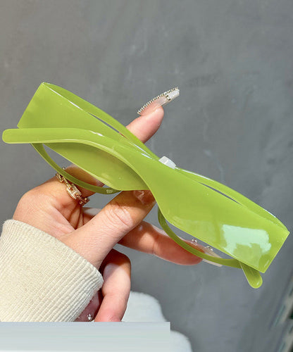 Brief Green Resin Anti Blue Light Sunglasses
