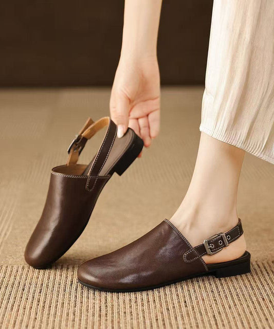 Brown Sandals Faux Leather DIY Sandals