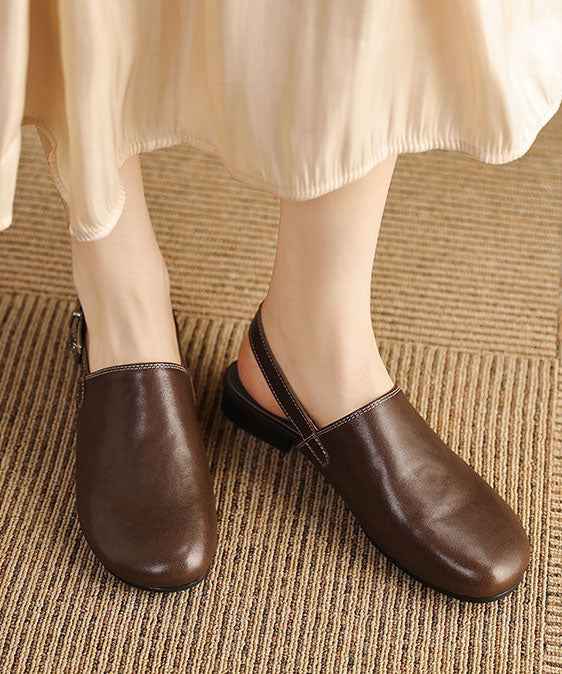 Brown Sandals Faux Leather DIY Sandals