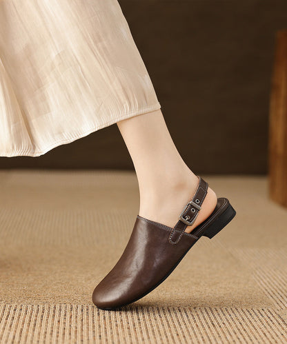 Brown Sandals Faux Leather DIY Sandals