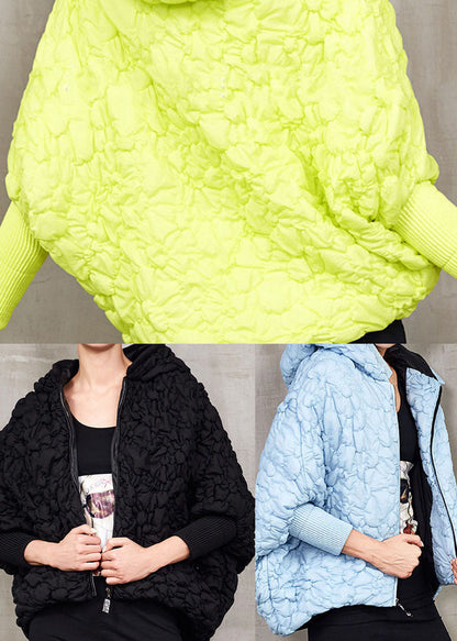 Casual Blue Hooded fashion cotton blend Puffer Jacket Winter