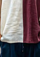 Load image into Gallery viewer, Casual Colorblock Oversized Patchwork Linen Tanks Summer