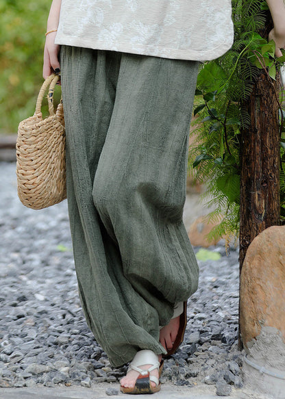 Casual Cyan Tie Dye Patchwork Solid Lantern Pants Fall