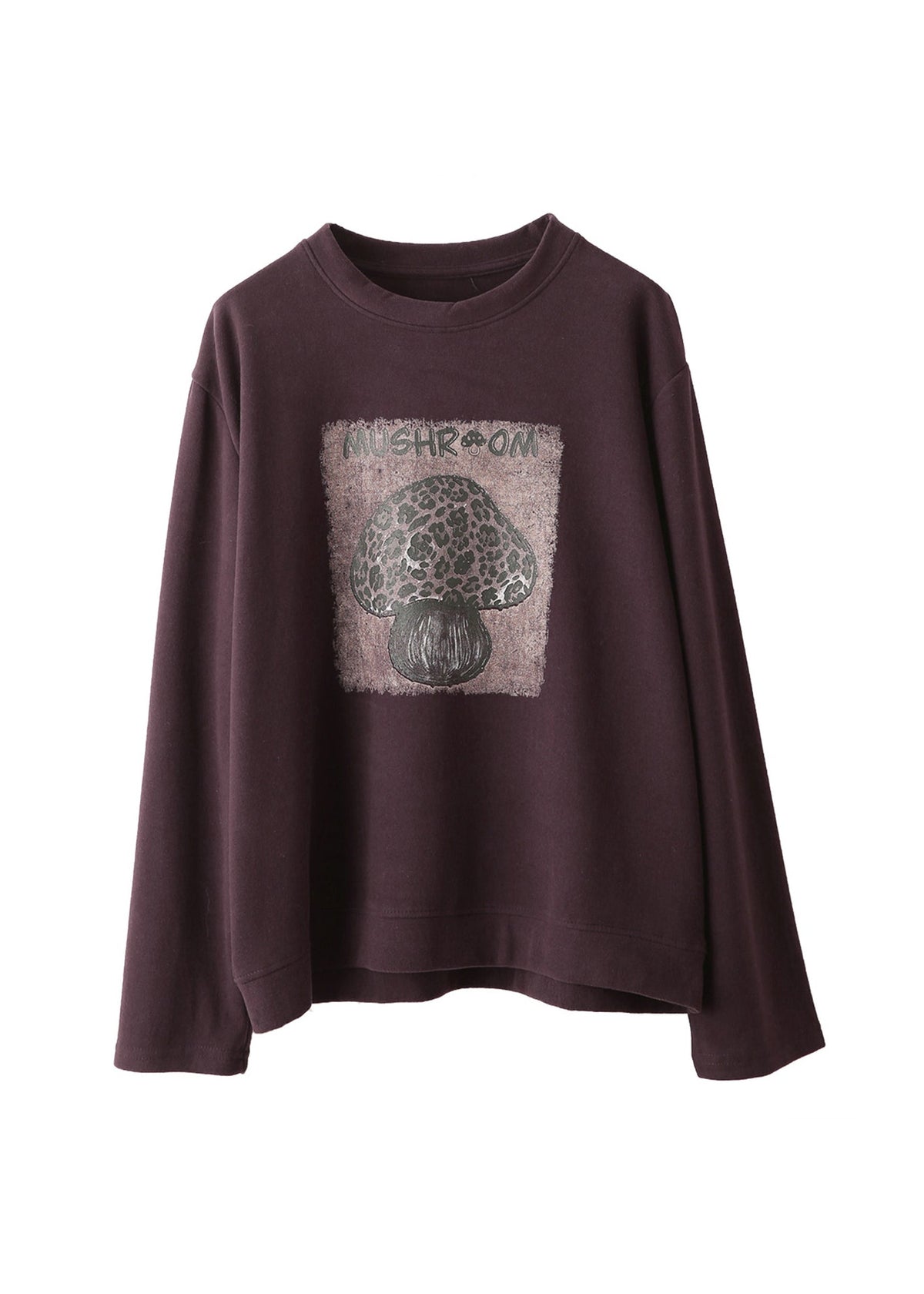 Casual Green O Neck Print Cotton Sweatshirts Top Fall