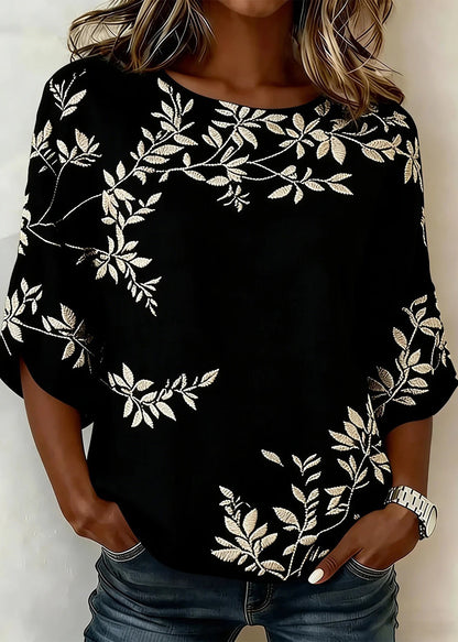 Casual Green O Neck Print Cotton T Shirts Summer