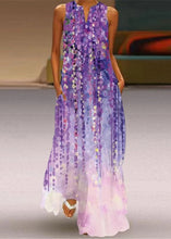 Load image into Gallery viewer, Casual Rainbow V Neck Print Robe Dresses Summer