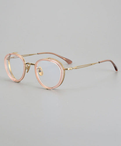 Chic Metal Color-Changing Round Frame Unisex Reading Glasses