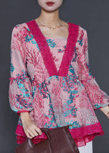 Load image into Gallery viewer, Chic Rose Embroidered Patchwork Tulle Shirt Spring