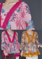 Chic Rose Embroidered Patchwork Tulle Shirt Spring