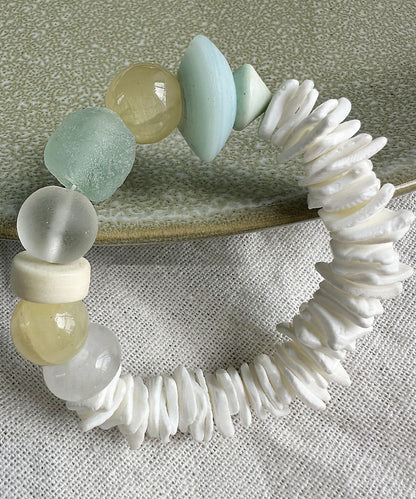 Chic Versatile Vacation Style Shell Dopamine Bracelet