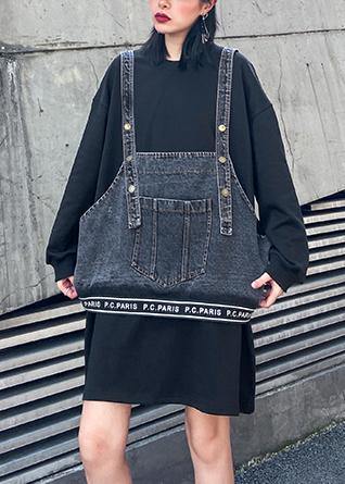 Chic o neck Letter dresses Work Outfits black two pieces Dresses - SooLinen