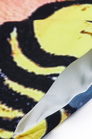 Chic o neck half sleeve silk Cotton Wardrobes Fun Outfits print Plus Size Dress summer