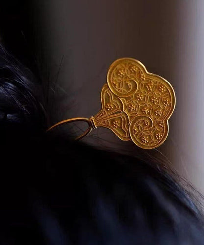Chinese Style Gold Alloy Ruyi Pattern Hairpin
