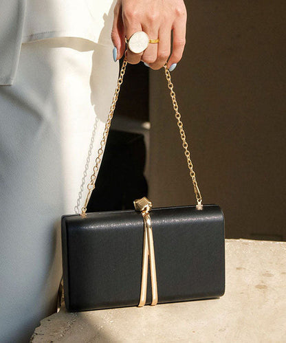 Classy Beige Sequined Faux Leather Mini Bag
