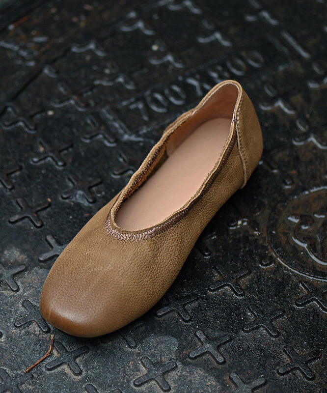 Classy Brown Flat Shoes Comfortable Flat Shoes For Women