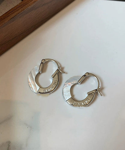 Classy Gold Copper Overgild Fritillary Bulb Hoop Earrings