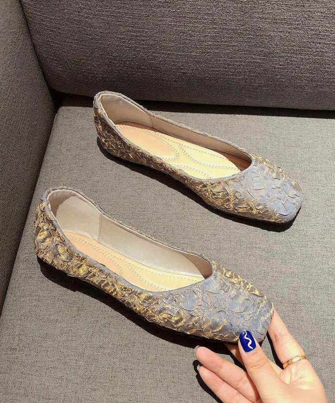 Classy Splicing Comfortable Penny Loafers Blue Satin