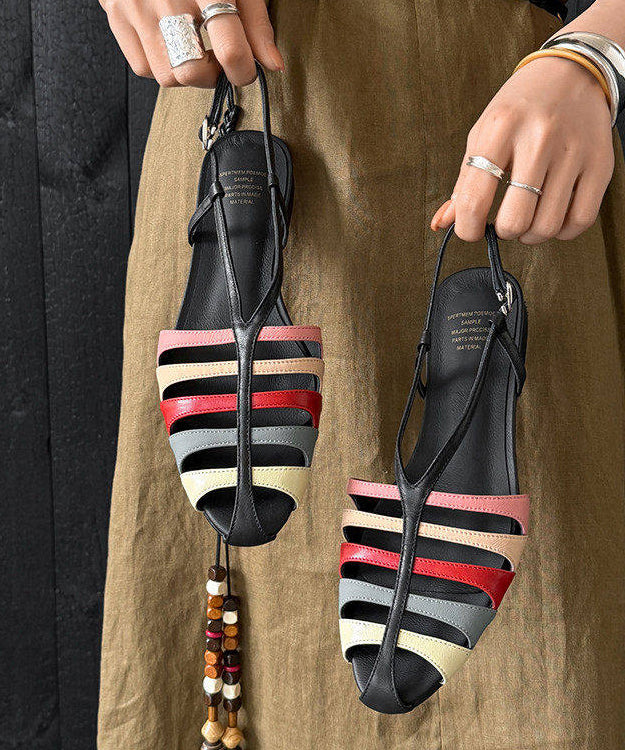 Colorblock Best Sandals for walking Hollow Out Walking Sandals