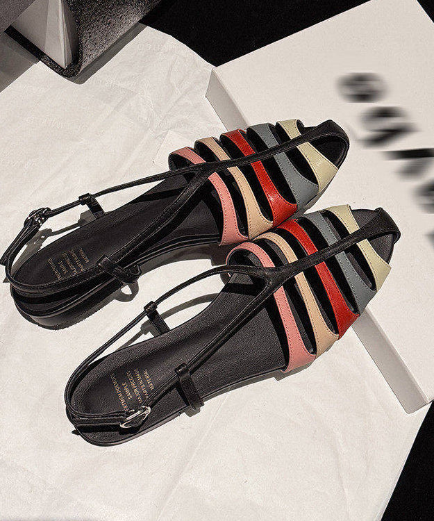 Colorblock Best Sandals for walking Hollow Out Walking Sandals