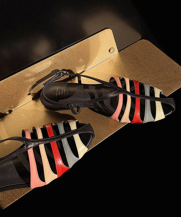 Colorblock Best Sandals for walking Hollow Out Walking Sandals