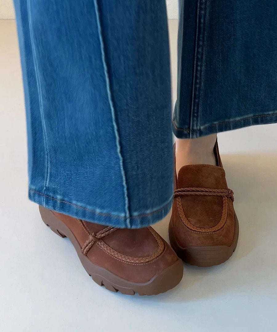 Cowhide Leather Loafers For Women Loafers For Women