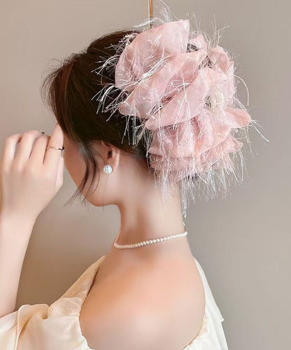 Cute Pink Alloy Cloud Mass Tassel Hairpin
