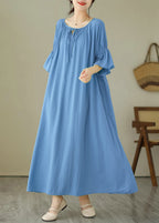 Cute Pink Tie Waist Vacation Maxi Dresses Summer